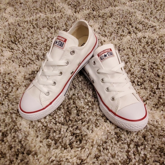 Converse Other - Converse White Sneakers Size 3